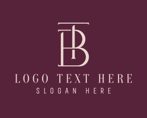 Letter Tb - Modern Stylish Company Letter TB logo design