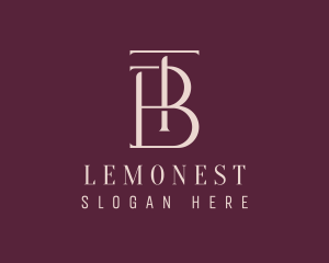 Financial - Modern Stylish Company Letter TB logo design