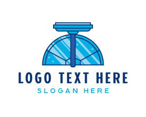 Window - Window Cleaning Squeegee logo design
