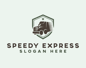 Truck Transportation Vehicle logo design