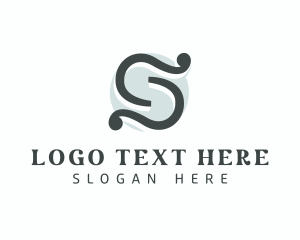 Ribbon - Tailor Ribbon Letter S logo design