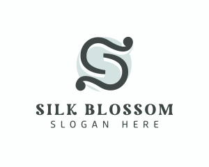 Tailor Ribbon Letter S logo design