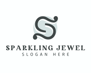 Tailor Ribbon Letter S logo design