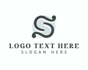 Tailor Ribbon Letter S Logo