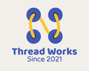 Button Thread Seamstress logo design