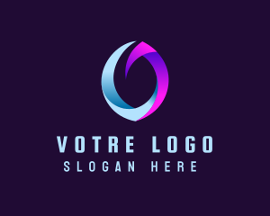 Stylish Letter O  logo design