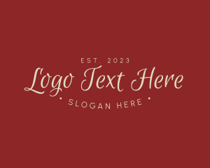 Style - General Business Script logo design
