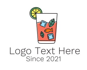 Refreshment - Summer Fresh Juice logo design