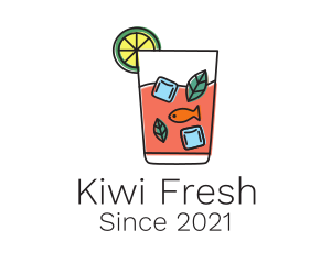 Summer Fresh Juice  logo design