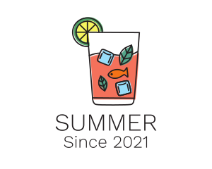 Summer Fresh Juice  logo design