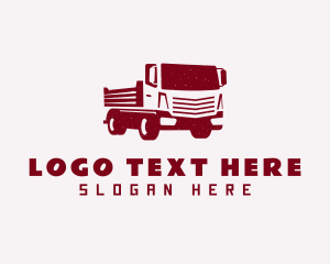 Shipment - Red Truck Forwarding logo design