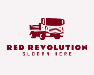 Red Truck Forwarding logo design