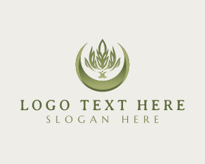 Organic Marijuana Cannabis Logo