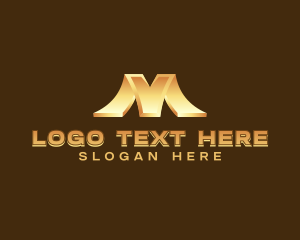 Luxury - Management Business Letter M logo design