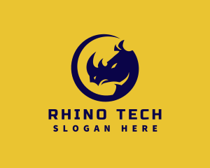 Rhino - Wild Rhino Horn logo design