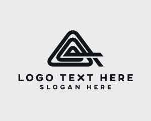Triangle - Creative Studio Letter A logo design