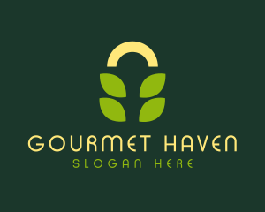 Sunset Leaf Gourmet logo design