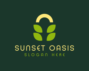 Sunset Leaf Gourmet logo design