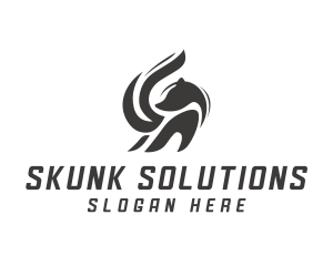 Skunk - Wild Skunk Animal logo design