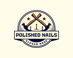 Nail - Handyman Hammer Nail logo design