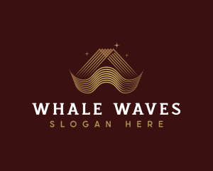 Luxury Pyramid Wave logo design