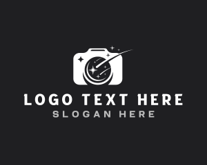 Shoot - Camera Shooting Star Photography logo design