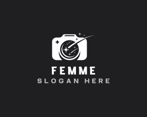 Camera Shooting Star Photography logo design