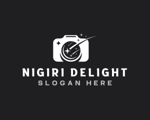 Camera Shooting Star Photography logo design