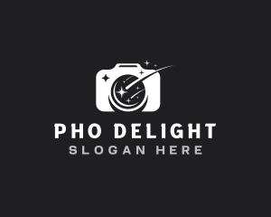 Camera Shooting Star Photography logo design