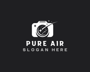 Camera Shooting Star Photography logo design