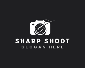 Shoot - Camera Shooting Star Photography logo design