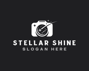 Camera Shooting Star Photography logo design