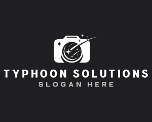 Camera Shooting Star Photography logo design