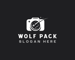 Camera Shooting Star Photography logo design