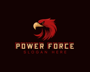 Aggressive - Gaming Eagle Bird logo design