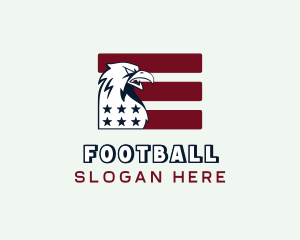 Eagle USA Veteran Flag Logo