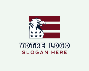 Veteran - Eagle USA Veteran Flag logo design