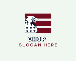 Veteran - Eagle USA Veteran Flag logo design