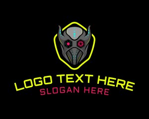 Computer - Gaming Cyborg Robot logo design