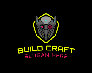 Gaming Cyborg Robot  logo design