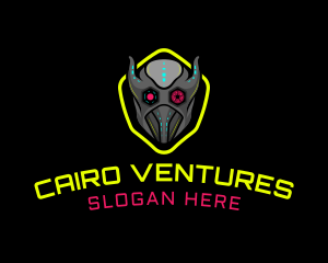 Gaming Cyborg Robot  logo design