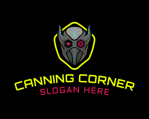 Gaming Cyborg Robot  logo design