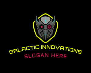 Sci Fi - Gaming Cyborg Robot logo design