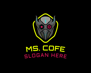 Gaming Cyborg Robot  logo design