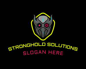 Gaming Cyborg Robot  logo design