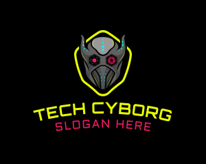 Cyborg - Gaming Cyborg Robot logo design