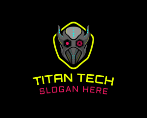 Gaming Cyborg Robot  logo design