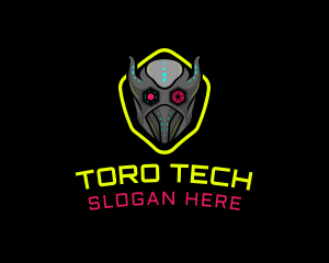 Gaming Cyborg Robot  logo design