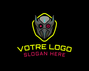 Clan - Gaming Cyborg Robot logo design
