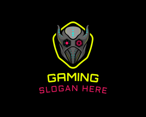 Gaming Cyborg Robot  logo design